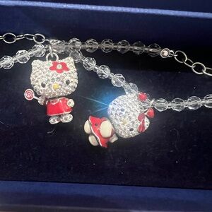 Hello Kitty Crystal Necklace